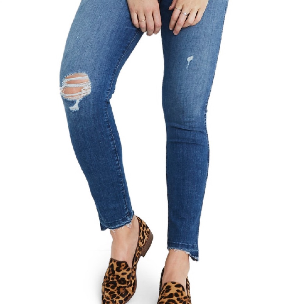 Madewell 10” High Rise Skinny Jeans: Drop Step Hem - Picture 6 of 16